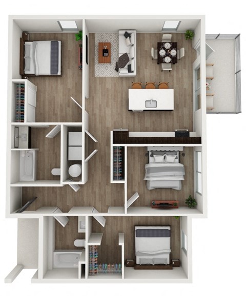Draper ADA Floorplan at The Farmstead, Vancouver, 98684